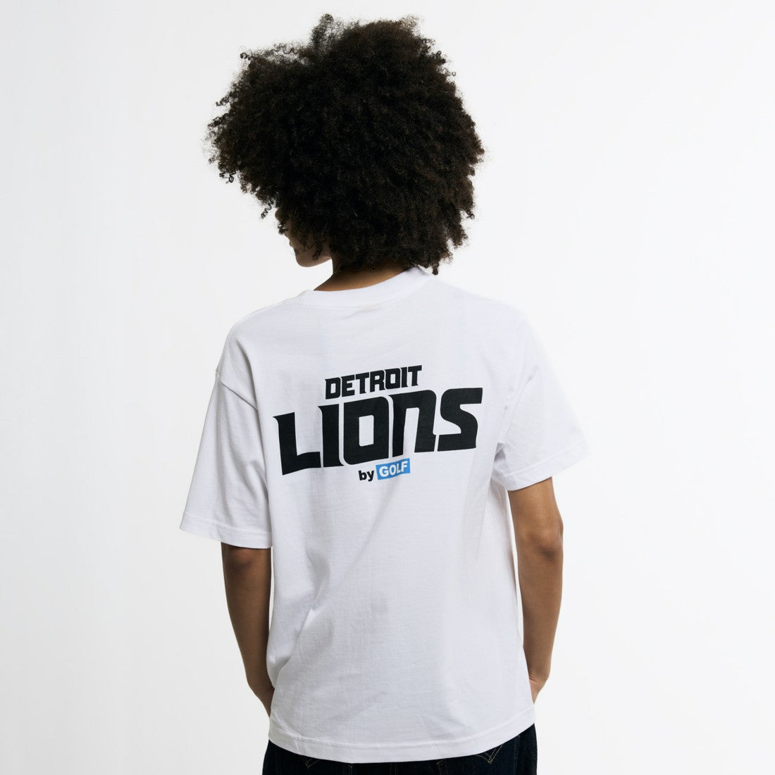 Detroit Lions Golf Wang Unisex Cutout T-Shirt White