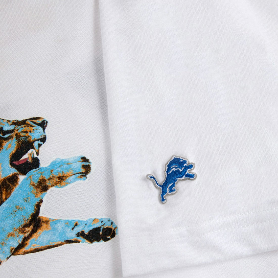 Detroit Lions Golf Wang Unisex Cutout T-Shirt White
