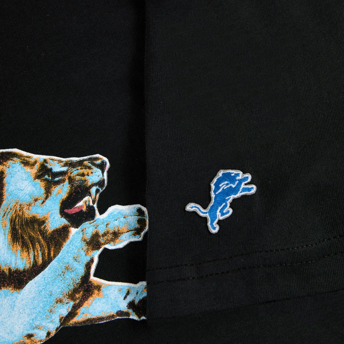 Detroit Lions Golf Wang Unisex Cutout T-Shirt Black