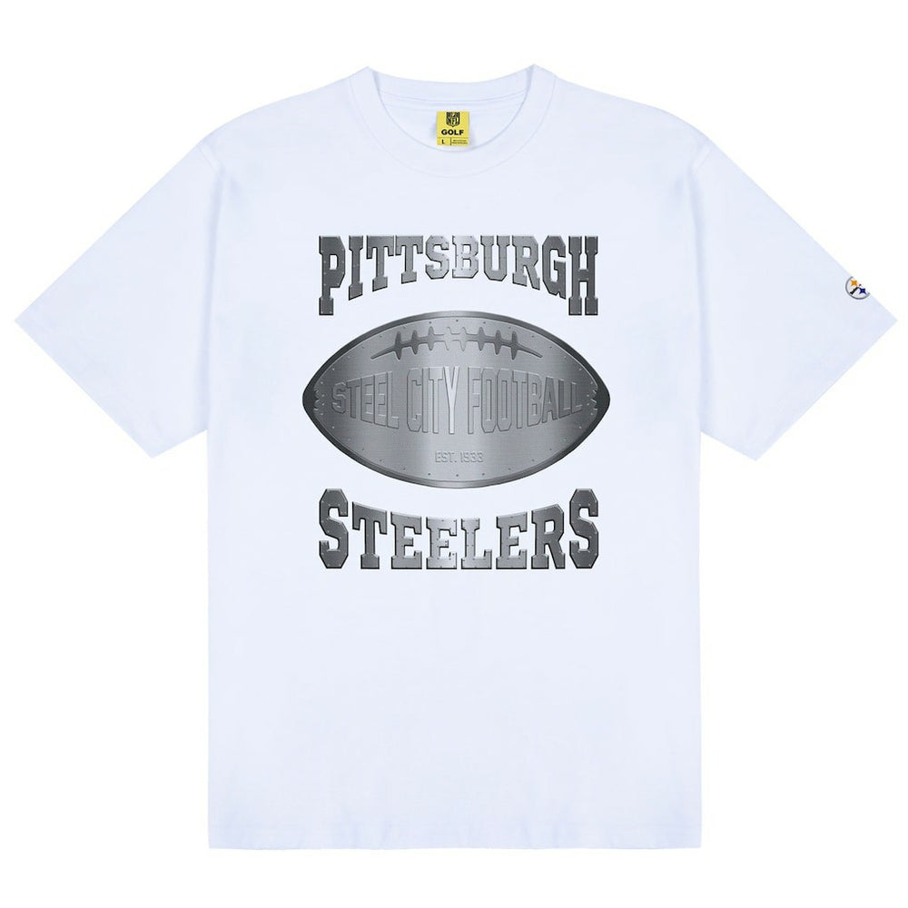 Pittsburgh Steelers Golf Wang Unisex Cutout T-Shirt White