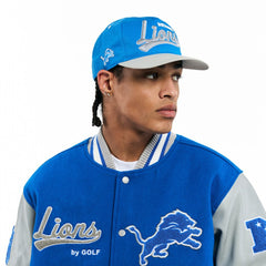 Detroit Lions Golf Wang Unisex Snapback Hat Blue/Silver