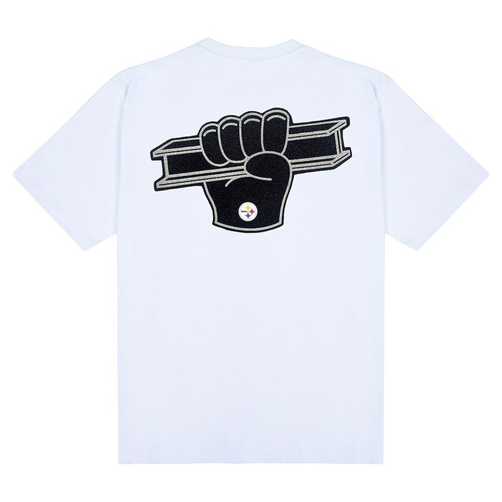Pittsburgh Steelers Golf Wang Unisex Foam Logo T-Shirt White