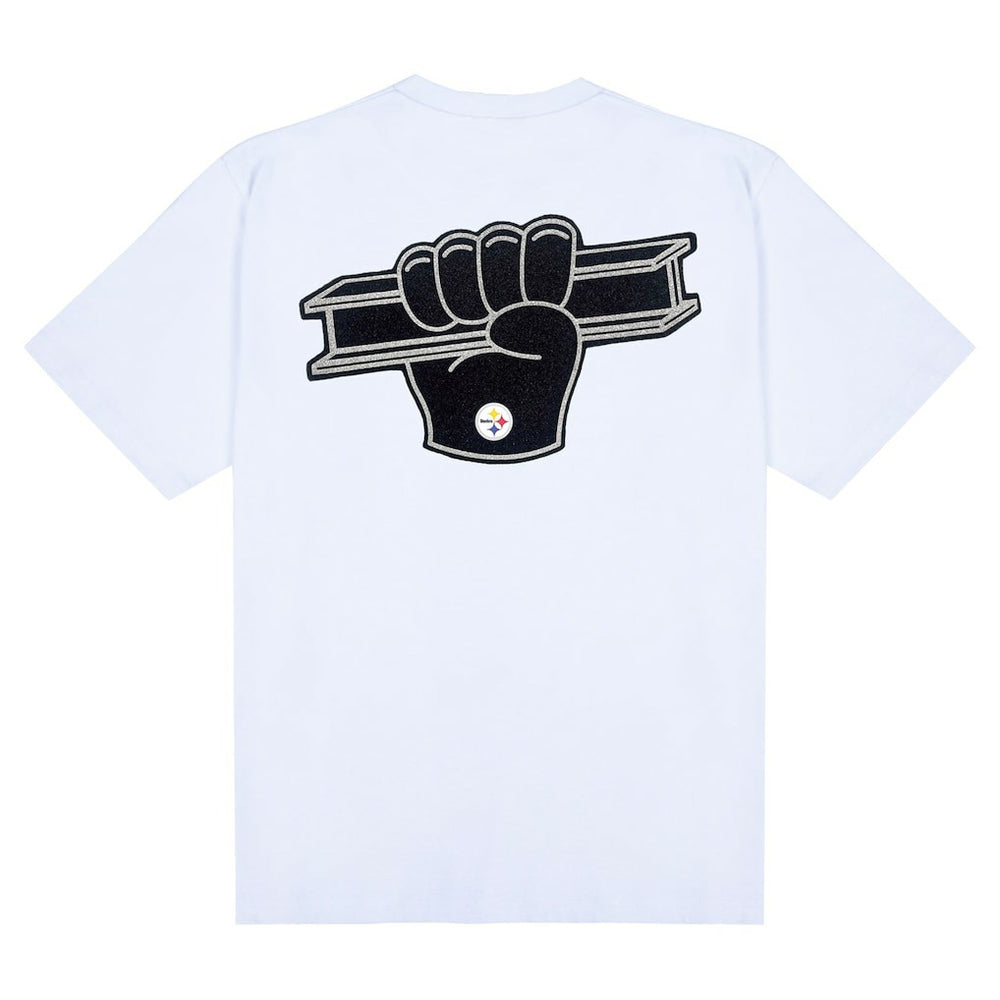 Pittsburgh Steelers Golf Wang Unisex Foam Logo T-Shirt White