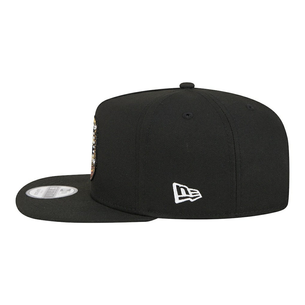 Kansas City Chiefs New Era Super Bowl Ring 9FIFTY A-Frame Adjustable Hat Black