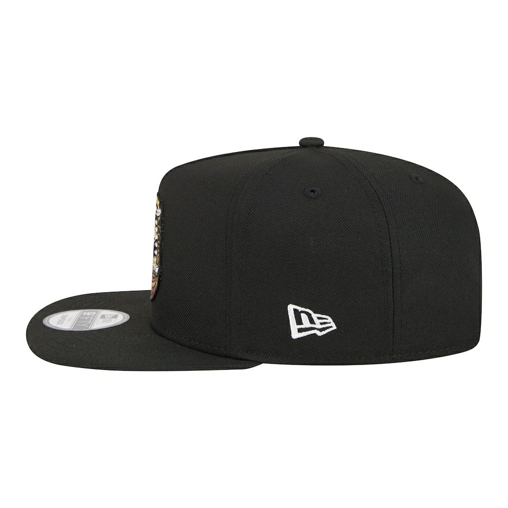 Chicago Bears New Era Super Bowl Ring 9FIFTY A-Frame Adjustable Hat Black