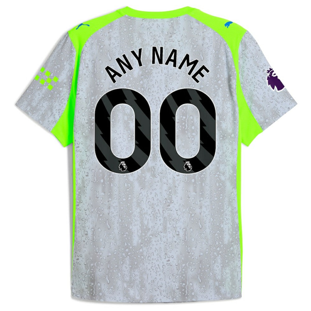 Manchester City 2025/26 Third Custom Jersey Green/Neon Green