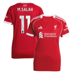Mohamed Salah Liverpool Women's 2025/26 Home Replica Jersey Red