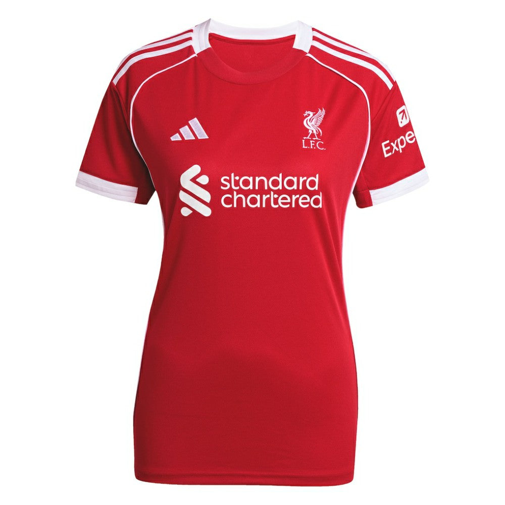 Mohamed Salah Liverpool Women's 2025/26 Home Replica Jersey Red