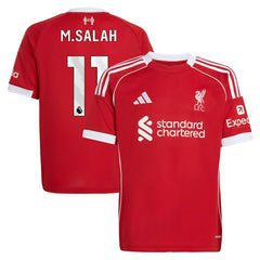 Mohamed Salah Liverpool Youth 2025/26 Home Replica Jersey Red