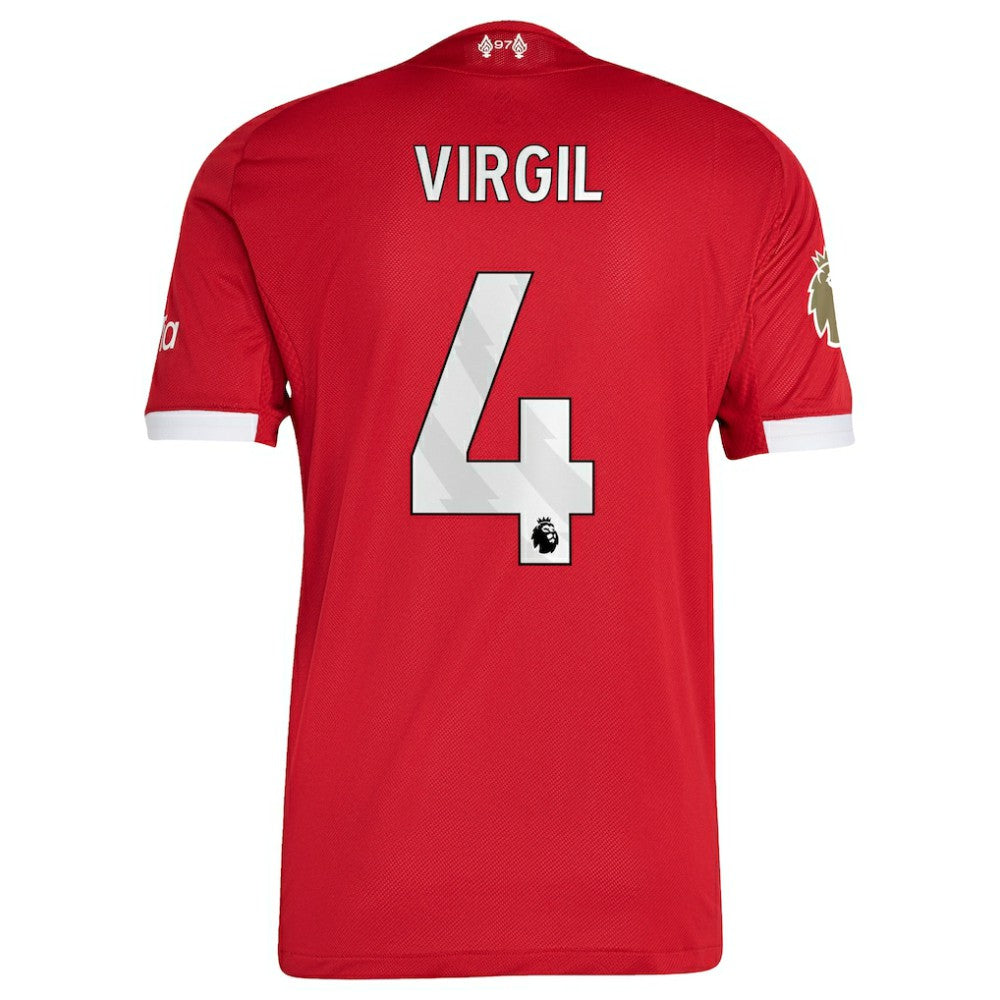 Virgil van Dijk Liverpool 2025/26 Home Jersey Red sale
