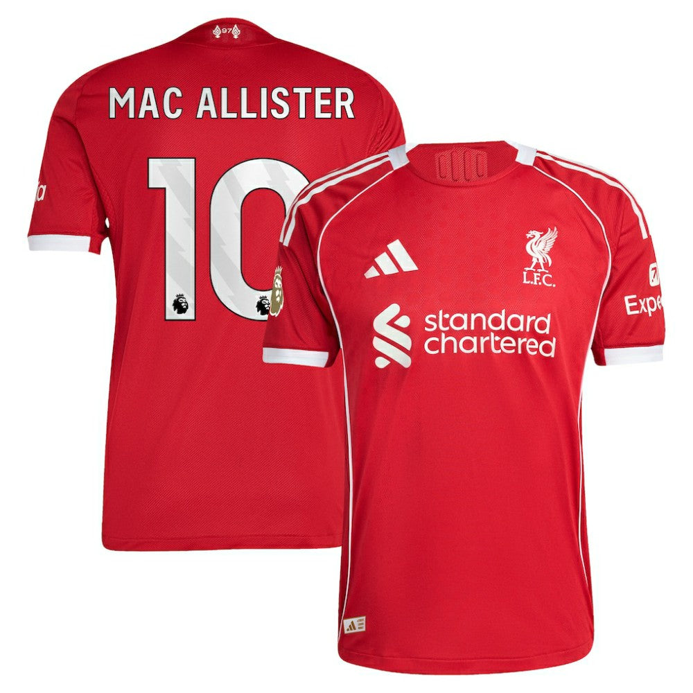 Alexis Mac Allister Liverpool 2025/26 Home Jersey Red