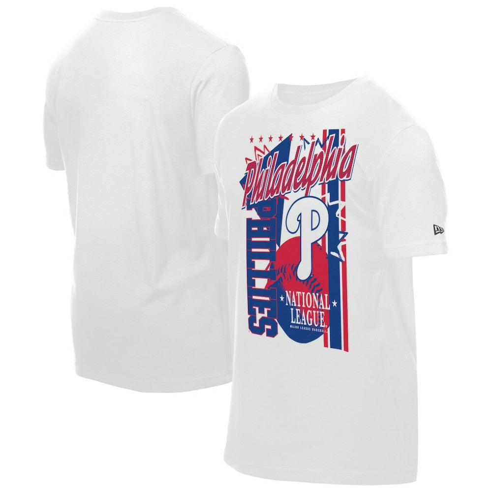 Philadelphia Phillies New Era Big Graphic Domestic T-Shirt - White T-shirts