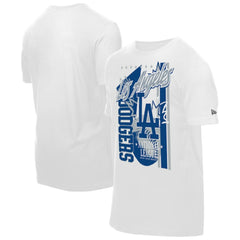 Los Angeles Dodgers New Era Big Graphic Domestic T-Shirt - White T-shirts