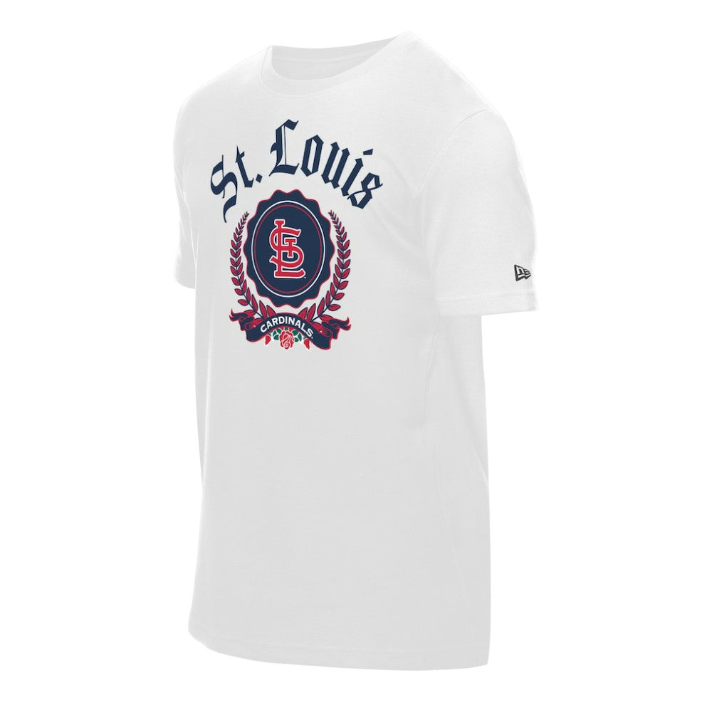 St. Louis Cardinals New Era Fleur Domestic T-Shirt - White T-shirts