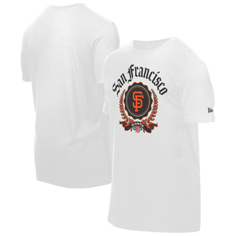 San Francisco Giants New Era Fleur Domestic T-Shirt - White T-shirts