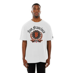 San Francisco Giants New Era Fleur Domestic T-Shirt - White T-shirts