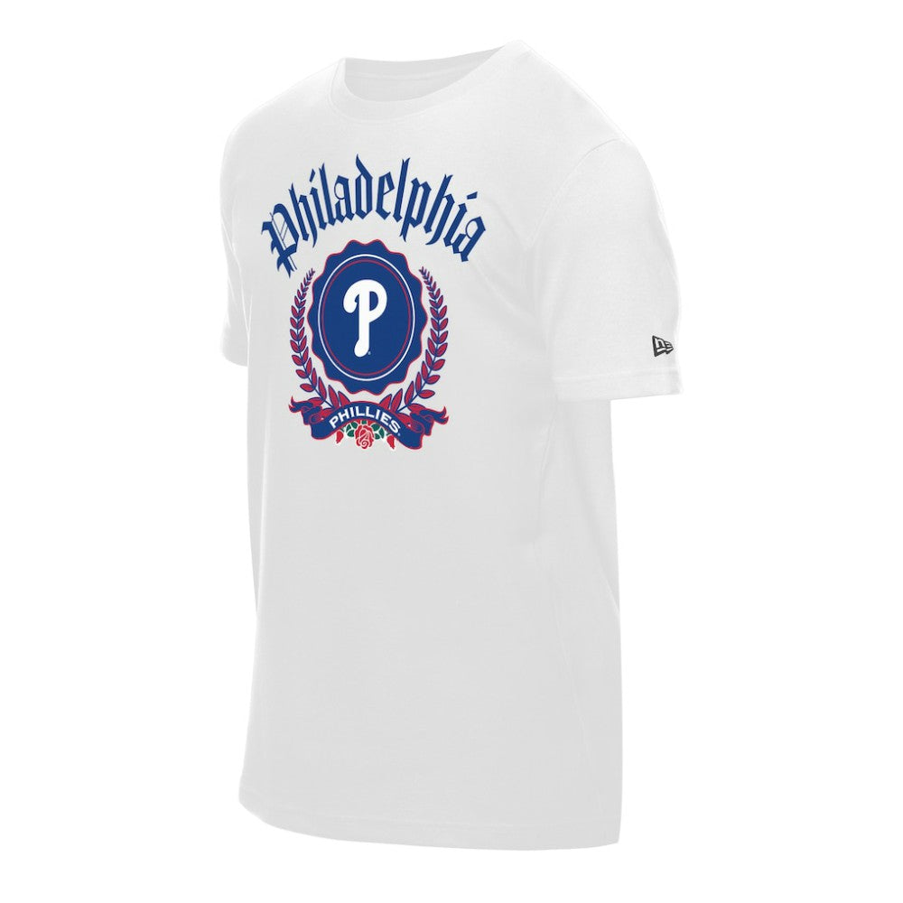 Philadelphia Phillies New Era Fleur Domestic T-Shirt - White T-shirts