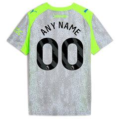 Manchester City Youth 2025/26 Third Replica Custom Jersey Green/Neon Green