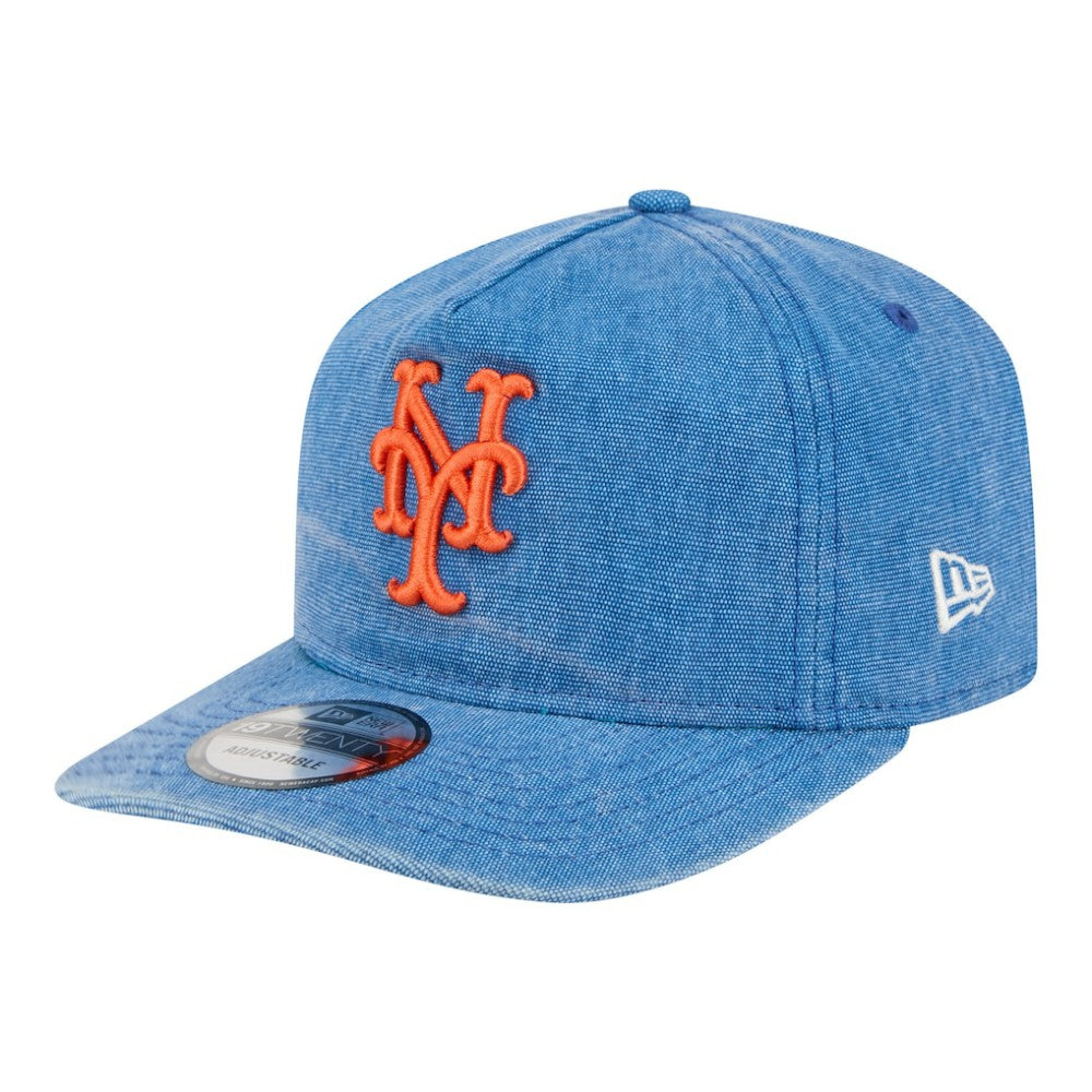 New York Mets New Era Throwback Denim Classic 19TWENTY Adjustable Hat - Royal Hats