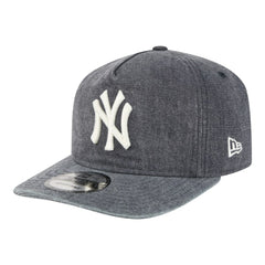 New York Yankees New Era  Denim Classic 19TWENTY Adjustable Hat - Navy Heather Hats