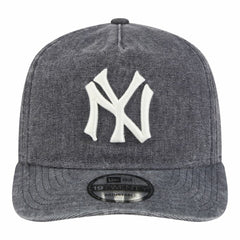 New York Yankees New Era Throwback Denim Classic 19TWENTY Adjustable Hat - Navy Heather Hats