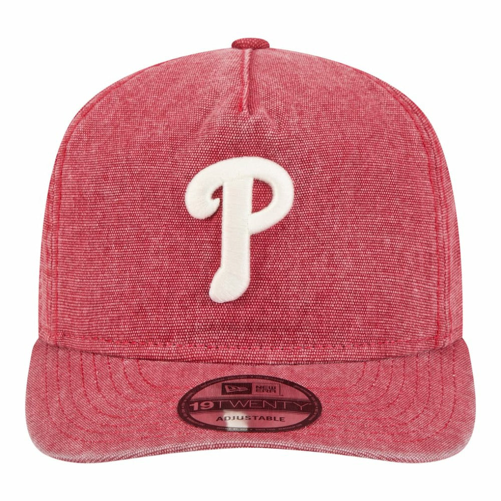 Philadelphia Phillies New Era  Denim Classic 19TWENTY Adjustable Hat - Red Hats