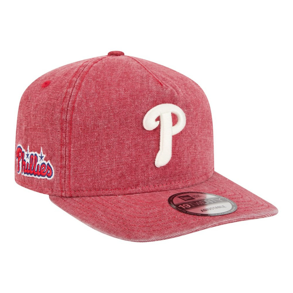 Philadelphia Phillies New Era  Denim Classic 19TWENTY Adjustable Hat - Red Hats