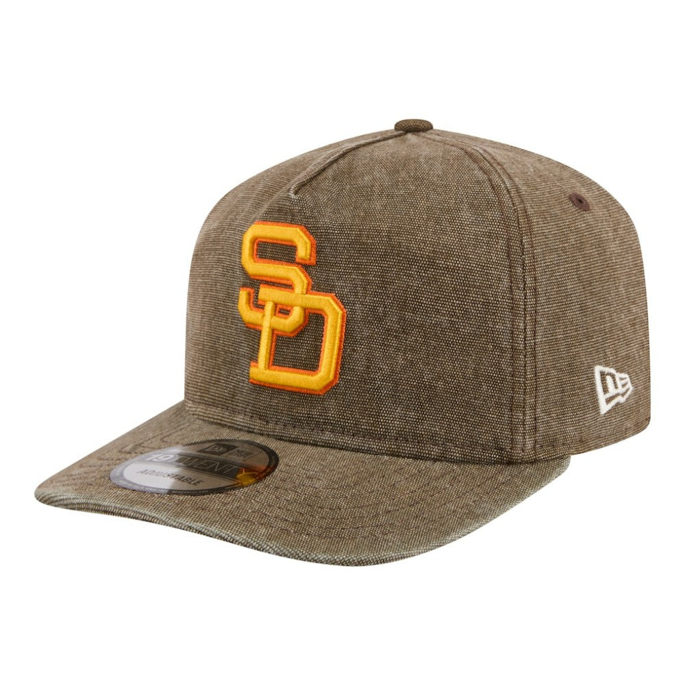 San Diego Padres New Era Throwback Denim Classic 19TWENTY Adjustable Hat - Brown Hats