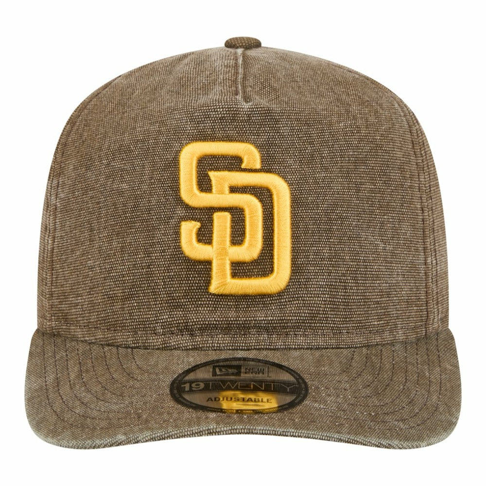 San Diego Padres New Era  Denim Classic 19TWENTY Adjustable Hat - Brown Hats