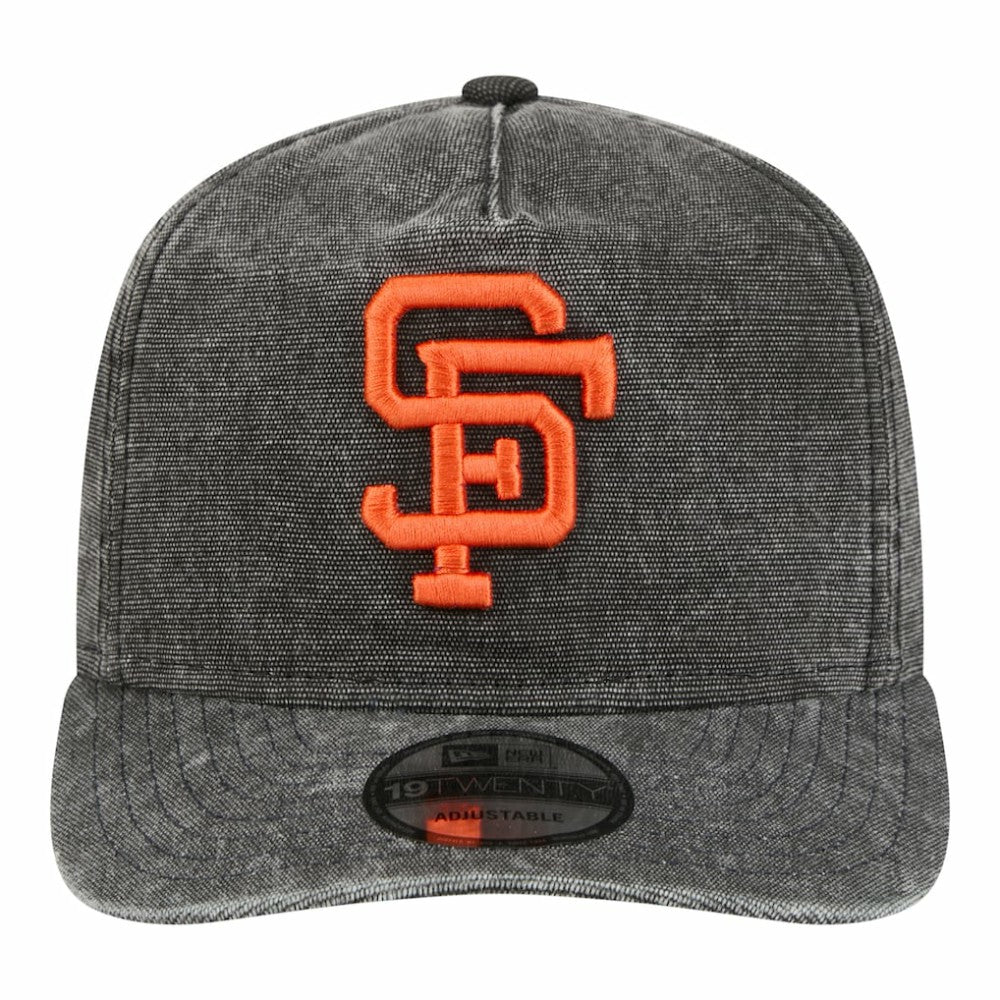San Francisco Giants New Era Throwback Denim Classic 19TWENTY Adjustable Hat - Black Hats