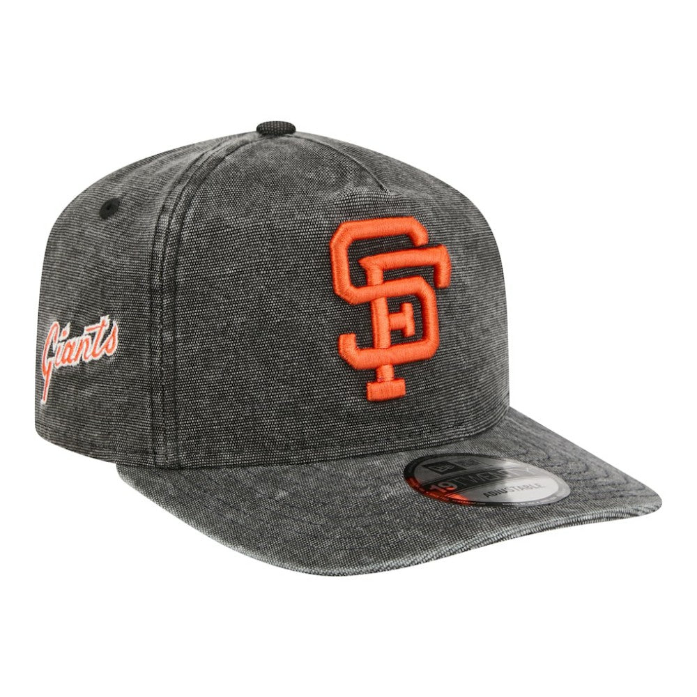 San Francisco Giants New Era Throwback Denim Classic 19TWENTY Adjustable Hat - Black Hats