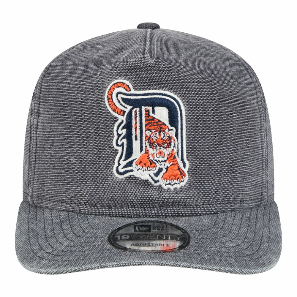 Detroit Tigers New Era Throwback Denim Classic 19TWENTY Adjustable Hat - Heather Gray Hats