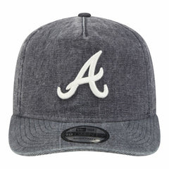 Atlanta Braves New Era  Denim Classic 19TWENTY Adjustable Hat - Navy Heather Hats