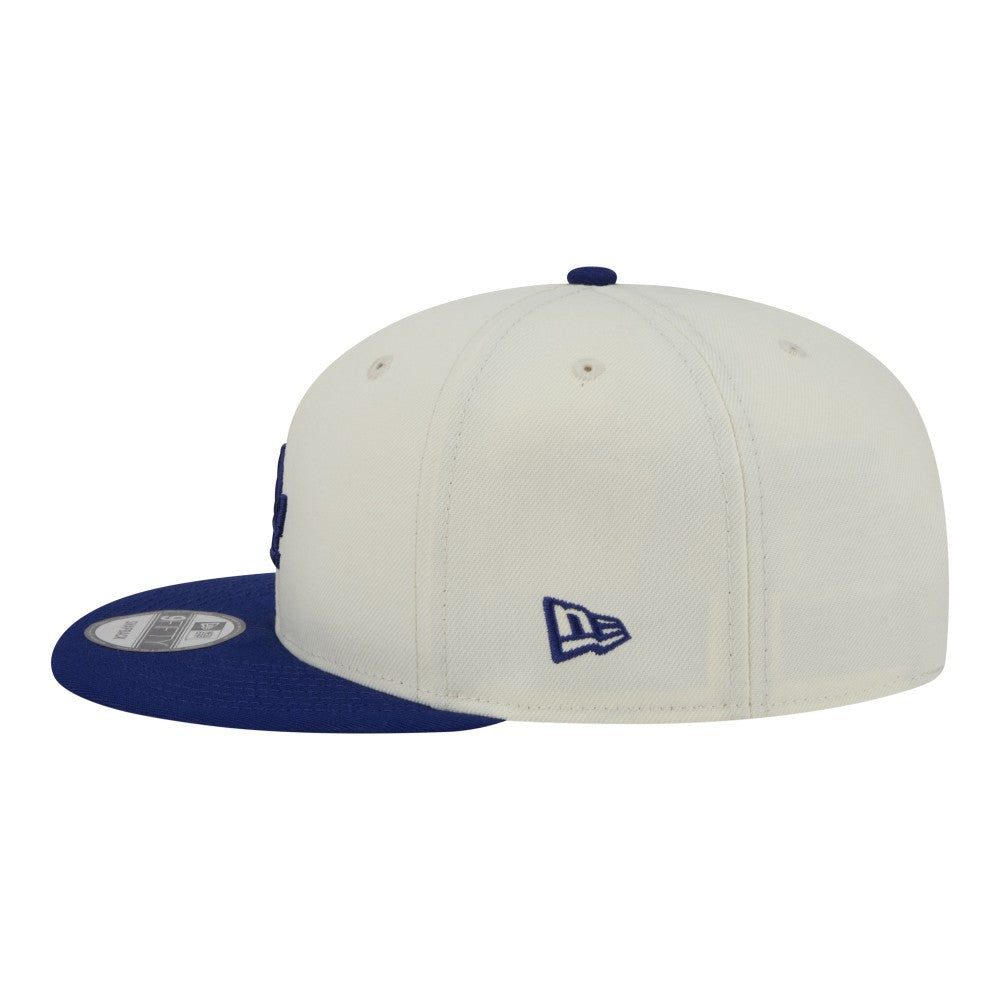 Los Angeles Dodgers New Era Localized 9FIFTY Snapback Hat - Cream/Royal Hats