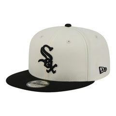 Chicago White Sox New Era Localized 9FIFTY Snapback Hat - Cream/Black Hats