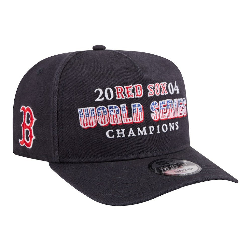 Boston Red Sox New Era 2004 World Series Champions Historic 9FIFTY A-Frame Snapback Hat - Navy Hats