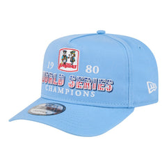 Philadelphia Phillies New Era 1980 World Series Champions Throwback 9FIFTY A-Frame Snapback Hat - Light Blue Hats