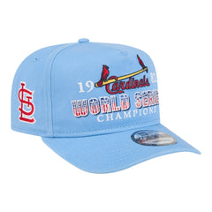 St. Louis Cardinals New Era 1982 World Series Champions Historic 9FIFTY A-Frame Snapback Hat - Light Blue Hats