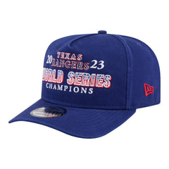 Texas Rangers New Era 2023 World Series Champions Historic 9FIFTY A-Frame Snapback Hat - Royal Hats