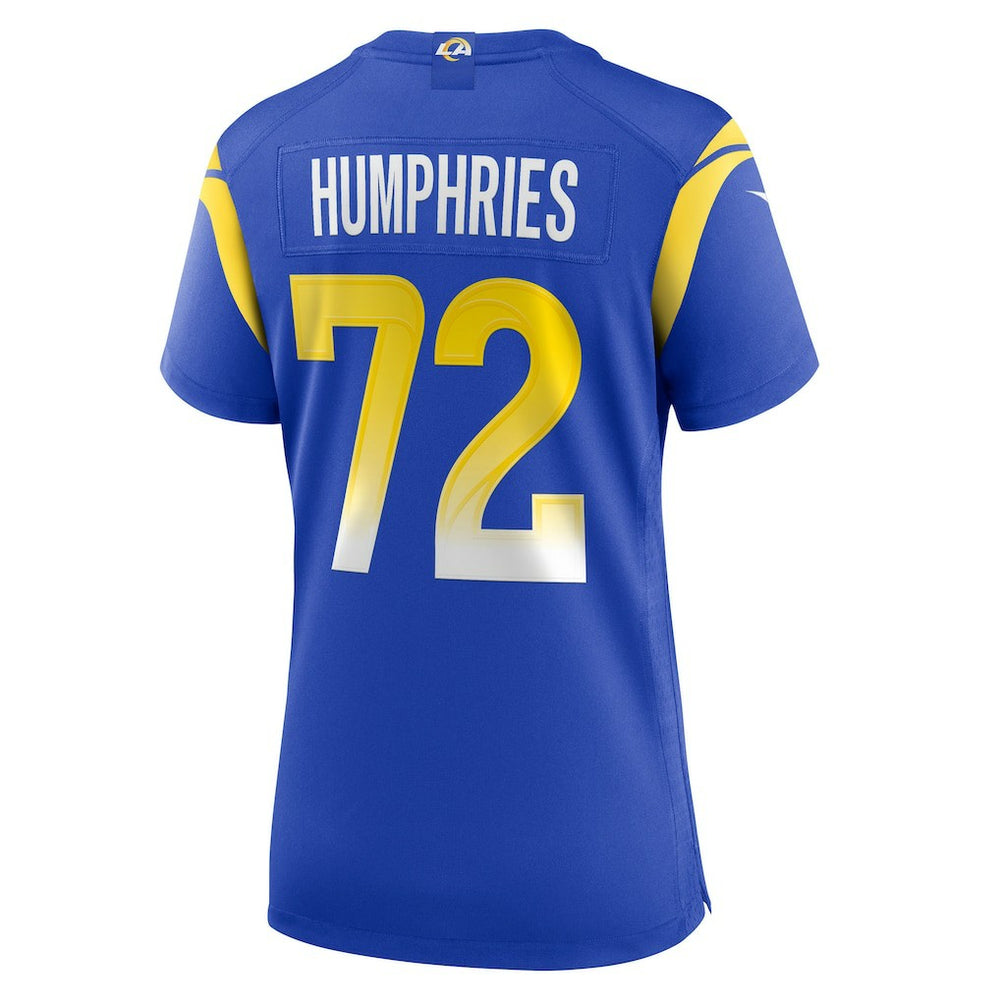 D.J. Humphries Los Angeles Rams Women's Team Game Jersey Royal