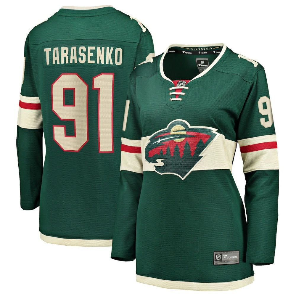NHL Vladimir Tarasenko Minnesota Wild Fanatics Women's Home Breakaway Jersey - Green