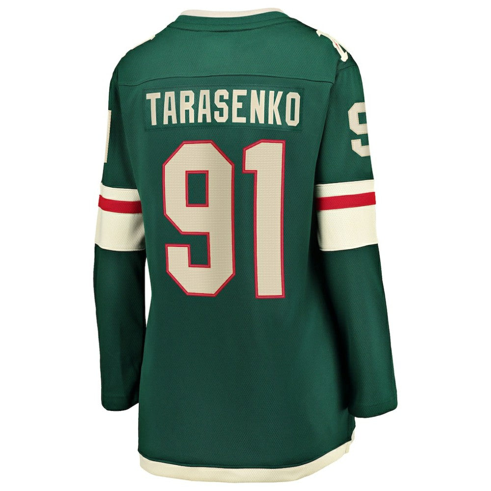 NHL Vladimir Tarasenko Minnesota Wild Fanatics Women's Home Breakaway Jersey - Green