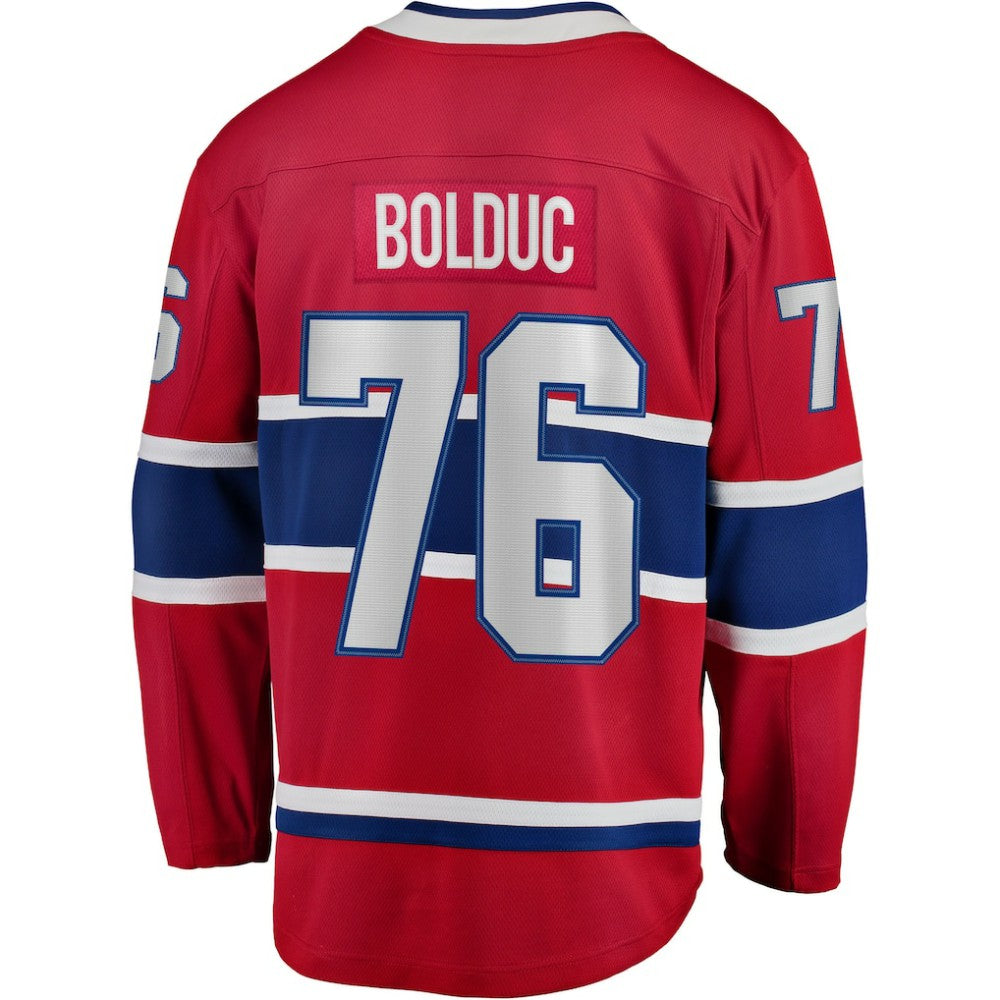 NHL Zack Bolduc Montreal Canadiens Fanatics Home Breakaway Jersey - Red