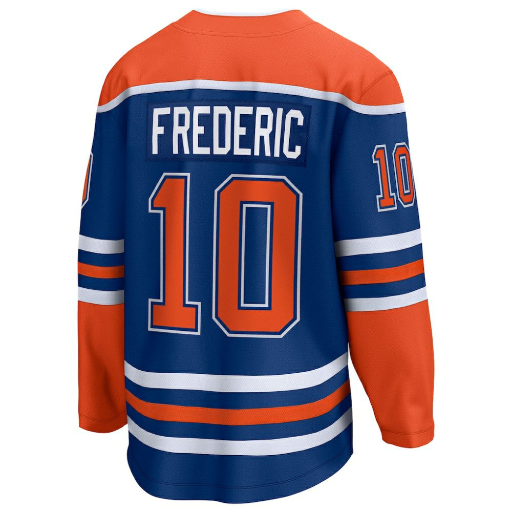 NHL Trent Frederic Edmonton Oilers Fanatics Home Breakaway Jersey - Royal