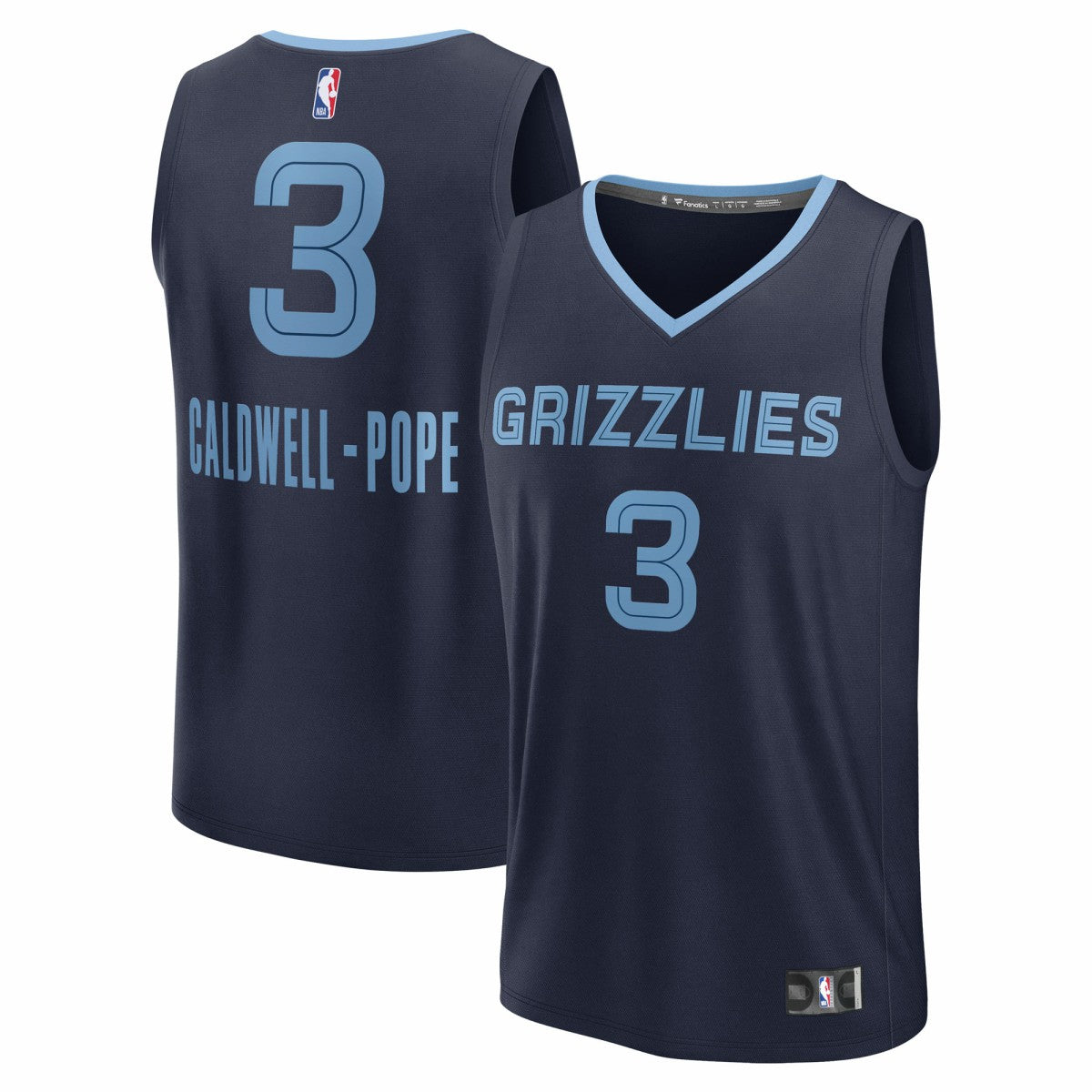 Kentavious Caldwell-Pope Memphis Grizzlies Fast Break Replica Player Jersey Icon Edition Navy