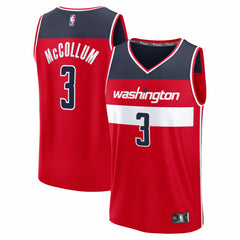 CJ McCollum Washington Wizards Fast Break Replica Player Jersey Icon Edition Red