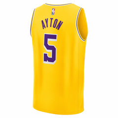 Deandre Ayton Los Angeles Lakers Fast Break Replica Player Jersey Icon Edition Gold