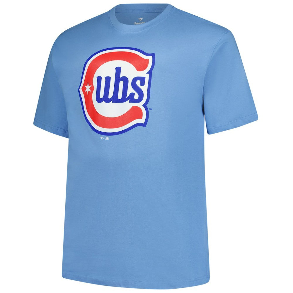 Pete Crow-Armstrong Chicago Cubs Fanatics Big & Tall Name & Number T-Shirt - Light Blue T-shirts