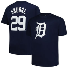 Tarik Skubal Detroit Tigers Fanatics Big & Tall Name & Number T-Shirt - Navy T-shirts