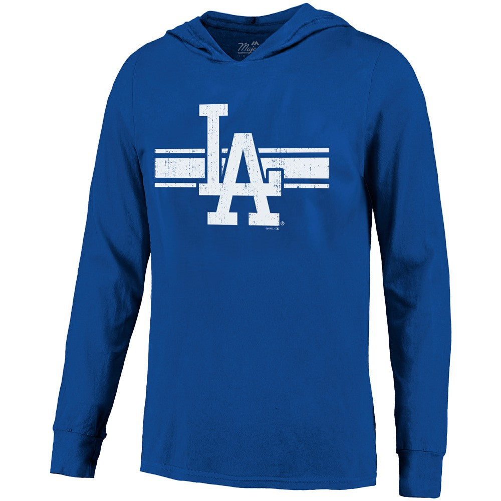 Shohei Ohtani Los Angeles Dodgers Majestic Threads Lightweight Name & Number Hoodie - Royal Hoodies